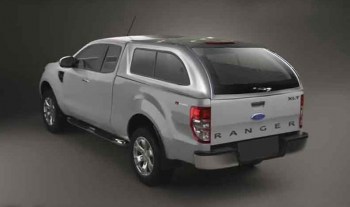 Hard Top Snake Ford Ranger Extra Cabina 2012-2016 con ventanas correderas 