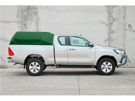 Hard Top Toyota Hilux Revo 2016-2020 extra cabina Techo Alto sin ventanas laterales