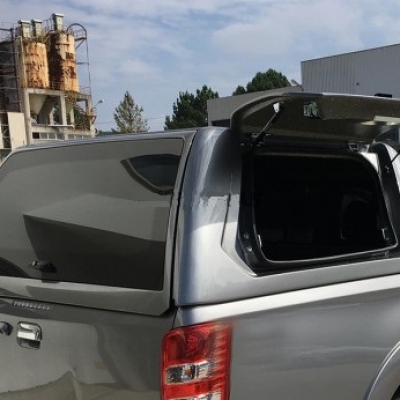 Hard Top Techo Alto Ford Ranger 2016 en adelante extra cabina (ventanas abatibles)
