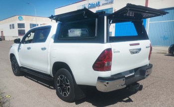 Hard Top Metálico Toyota Hilux Revo/Rocco con ventanas abatibles