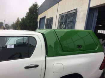 Hard Top Toyota Hilux Revo 2016-2020 Techo Alto con ventanas abatibles,