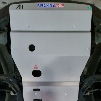 Protección frontal 6mm Volkswagen Transporter-California-Multivan T5 4x4 4WD/2WD 
