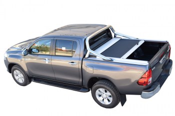 Persiana enrollable Snake doble cabina (compatible con rollbar original TOYOTA) Toyota Hilux Revo 2016 en adelante
