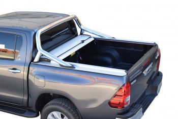 Persiana enrollable Snake doble cabina (compatible con rollbar original TOYOTA) Toyota Hilux Revo 2016 en adelante