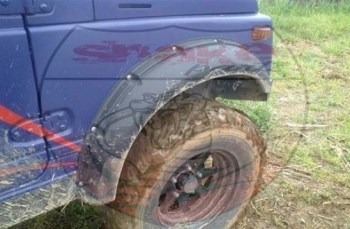 Aletines Snake +10cm tipo Bushwacker Suzuki Samurai