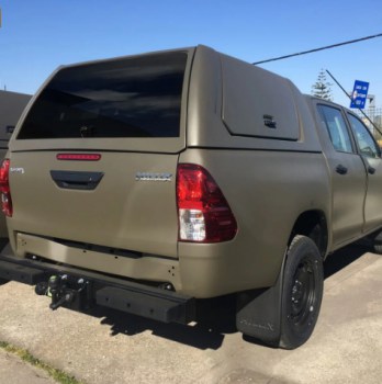 Hard Top Techo Alto Toyota Hilux Revo/Rocco 2020 con ventanas abatibles