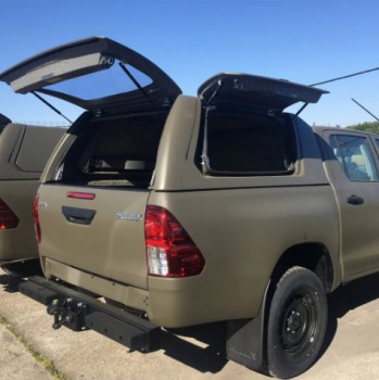 Hard Top Techo Alto Toyota Hilux Revo/Rocco 2020 con ventanas abatibles
