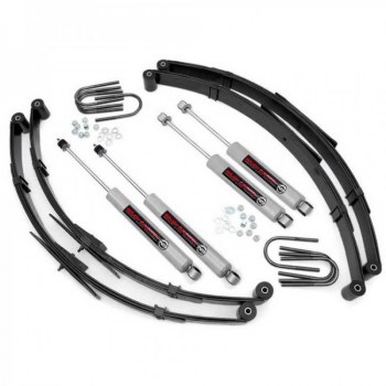 Kit de elevación Rough Country +2,5Pulgada (+6,3cm) Jeep Wrangler YJ